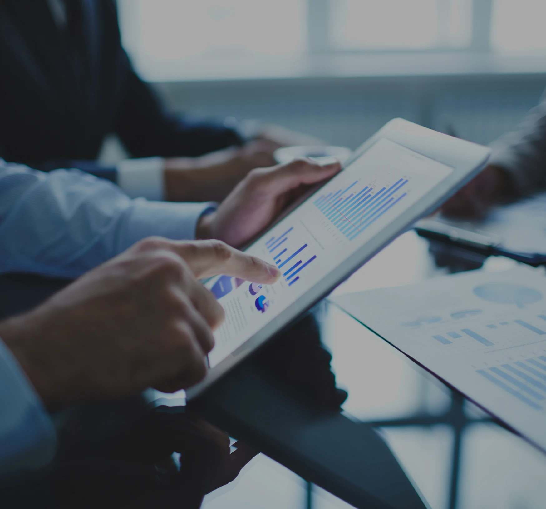 Analyse de KPI sur tablette